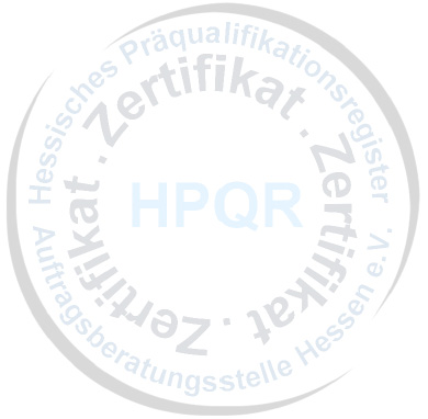 Präqualifiziert im amtlichen Verzeichnis (HPQR)